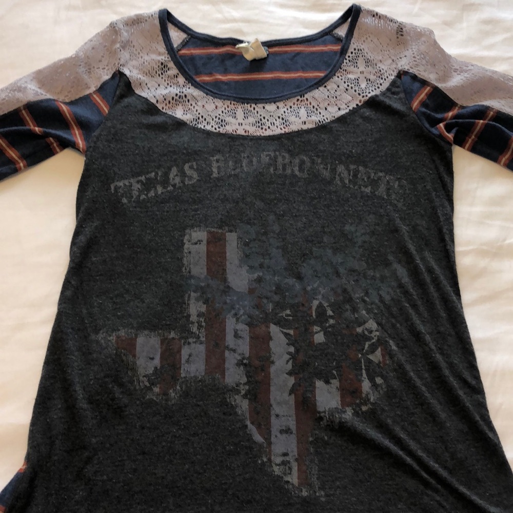 Free People we the free love me lace graphic tee